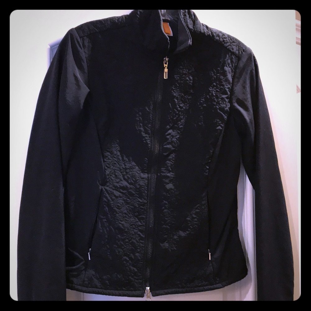 Lucy activewear black soft shell jacket size XS